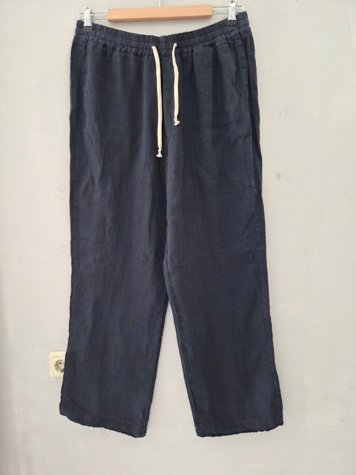 Penn&ink 100% linnen pants nieuw, Penn & Ink, Zwart, Maat 42/44 (L), Nieuw