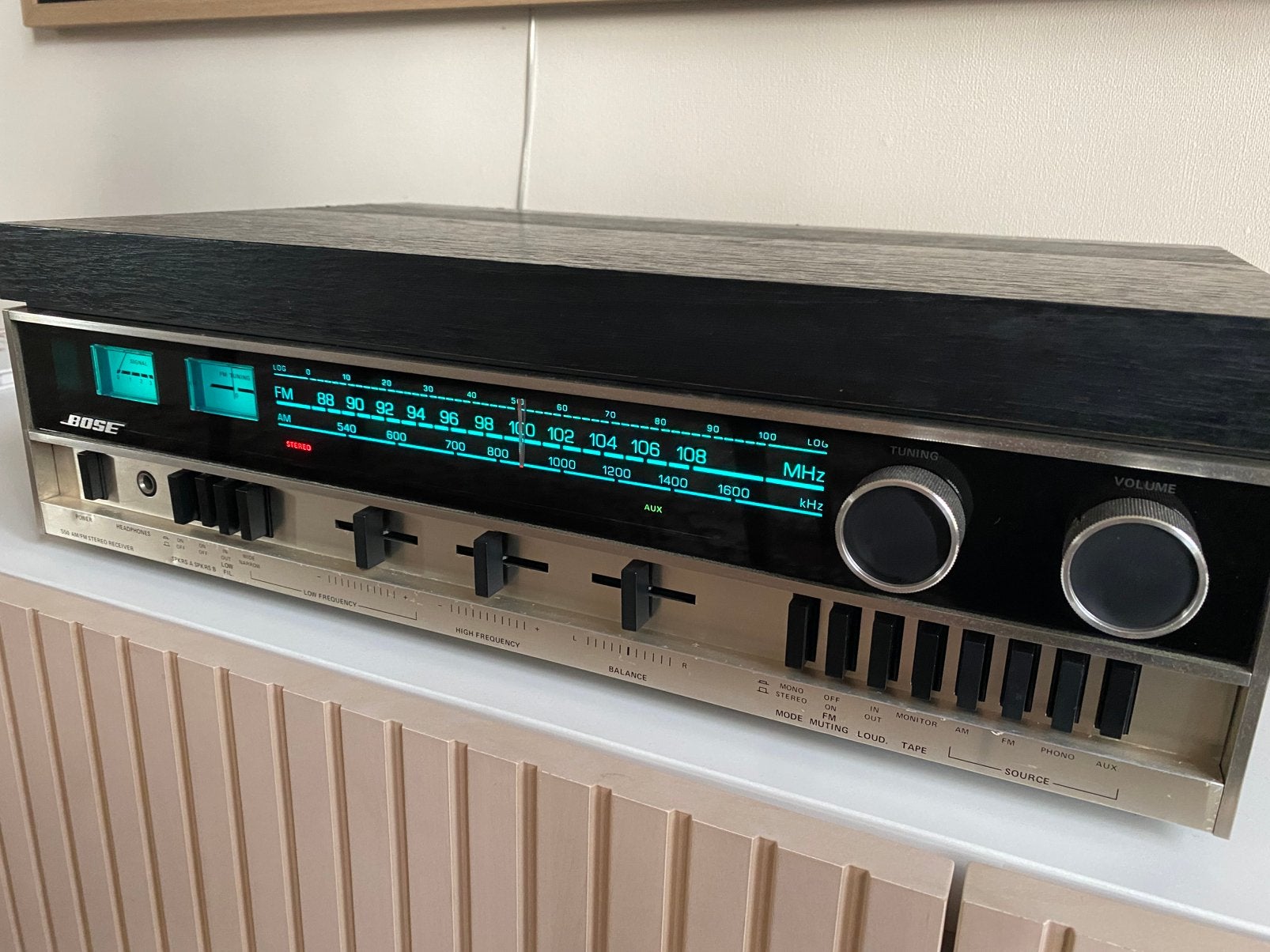 Bose 550 Receiver -Bose 901 series 3&4 Internal equalizer, Tuner of Radio, Losse componenten, Zo goed als nieuw, Ophalen