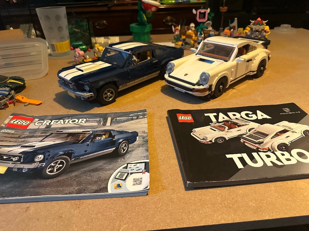 Lego Mustang en Porsche, Kinderen en Baby's, Speelgoed | Duplo en Lego, Lego, Compleet, Ophalen of Verzenden, Zo goed als nieuw