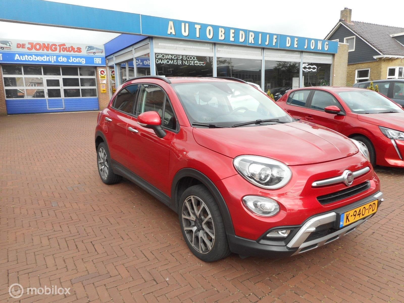 Fiat 500 X 1.4 Turbo MultiAir CrossPlus PARELMOER+LEER+XENON, Auto's, Fiat, 4 cilinders, 500X, Leder, 600 kg