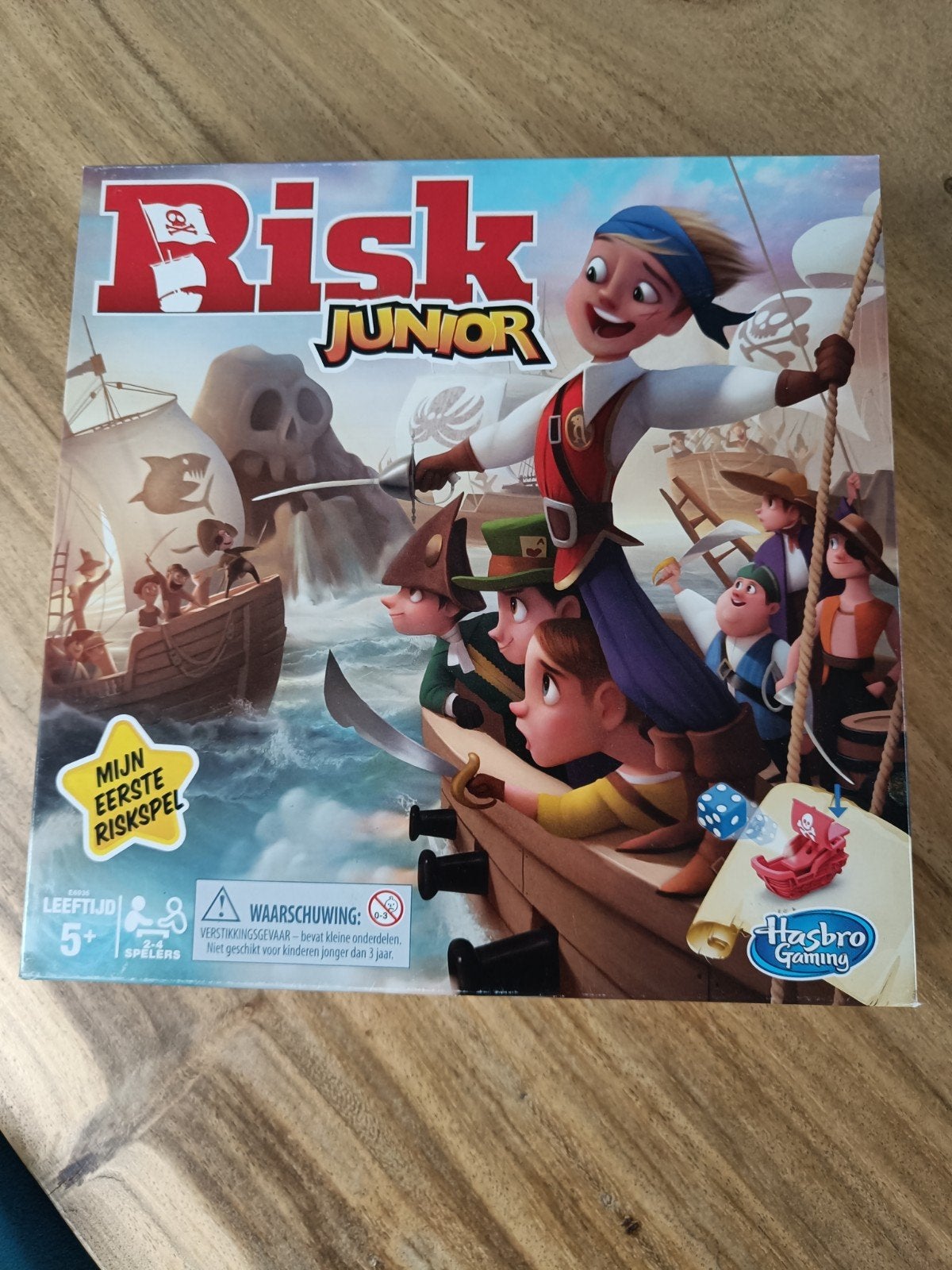Risk Junior: Mijn Eerste Risk Spel, Drie of vier spelers, Ophalen of Verzenden, Zo goed als nieuw, Hasbro Gaming