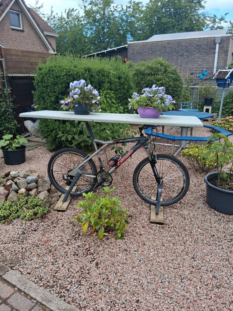 tuintafel, Tuin en Terras, Tuintafels, Ophalen, Gebruikt, Rechthoekig, Aluminium