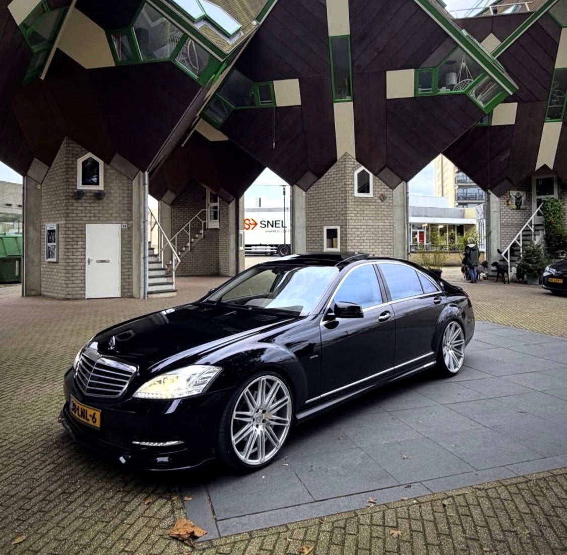 Mercedes-Benz s-klasse Maybach AMG youngtimer 2009 Zwart, Auto's, Automaat, Achterwielaandrijving, Leder, Sedan