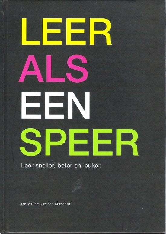 Leer als een speer, Ophalen of Verzenden, Zo goed als nieuw