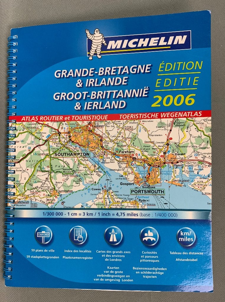 Michelin wegenatlas Groot Brittannië & Ierland 2006, Boeken, Gelezen, Verenigd Koninkrijk, Ophalen of Verzenden, Landkaart