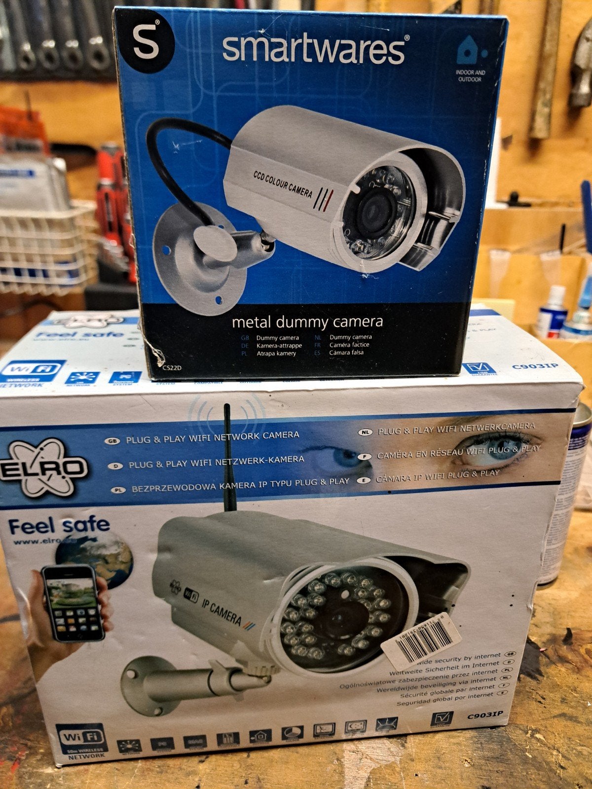 Elro Wifi Netwerkcamera & Smartwares Dummy Camera Nieuw, Ophalen of Verzenden