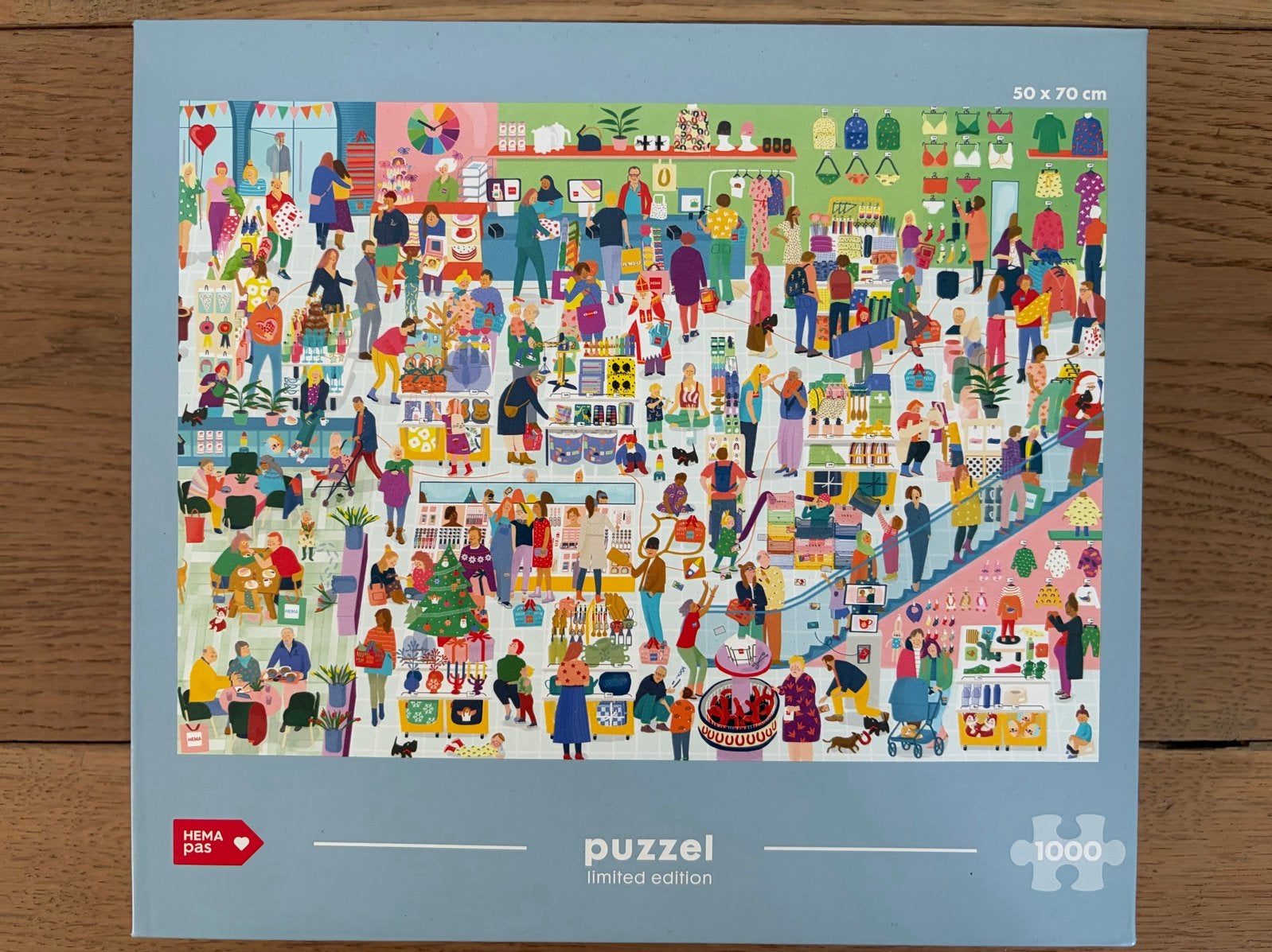 Hema Puzzel Limited Edition 1000 stukjes, Ophalen of Verzenden, 500 t/m 1500 stukjes, Nieuw, Legpuzzel