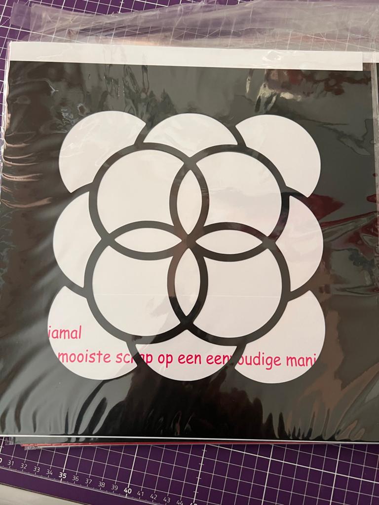 Mal voor scrapbooking nr 8, Ophalen of Verzenden, Zo goed als nieuw, Frame of Mal
