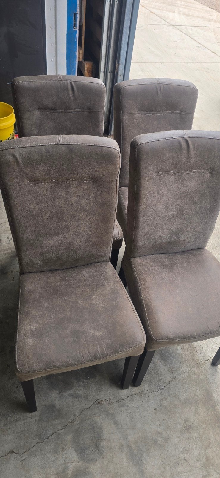 stoelen, Ophalen, Gebruikt, Vier