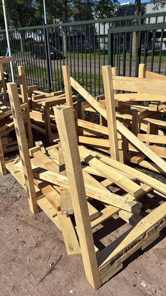 Gratis pallets stookhout - Ideaal voor vuurkorf, 6 m³ of meer, Ophalen, Overige houtsoorten, Blokken