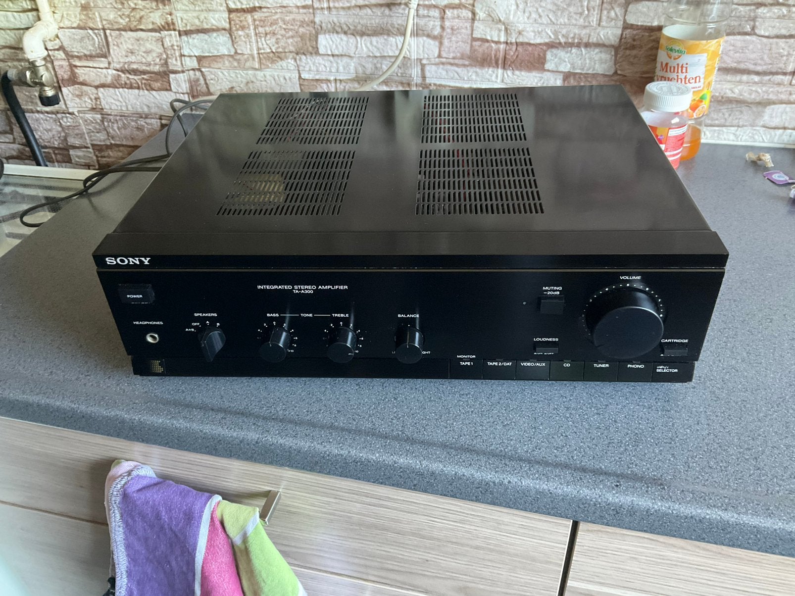 Sony TA-A300 Stereo Integrated Amplifier  werkt perfect info, Ophalen, Zo goed als nieuw, Sony