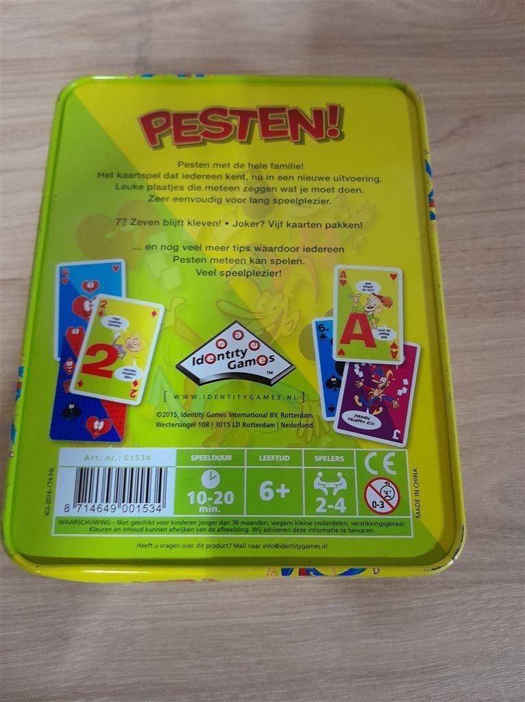 Pesten het kaartspel - s4068, Verzenden, Zo goed als nieuw