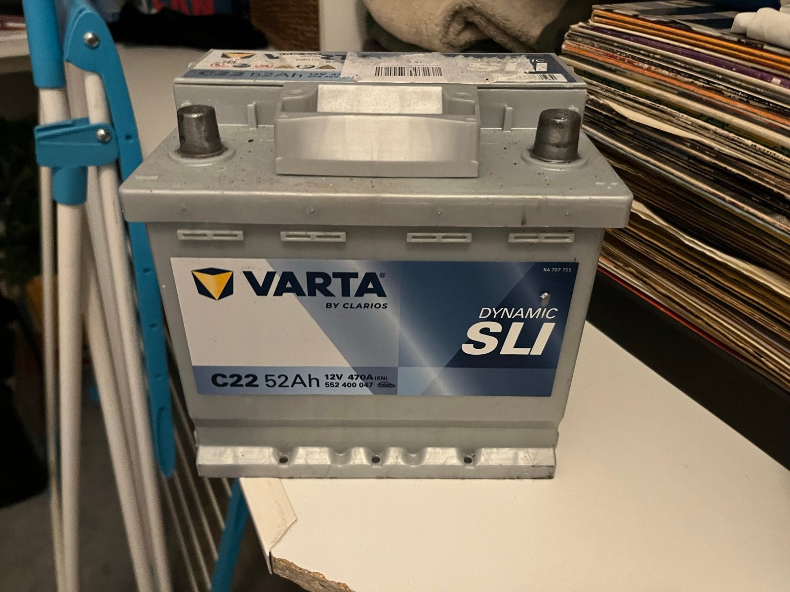 Varta Dynamic SLI C22 52Ah 12V Auto Accu, Ophalen of Verzenden, Nieuw