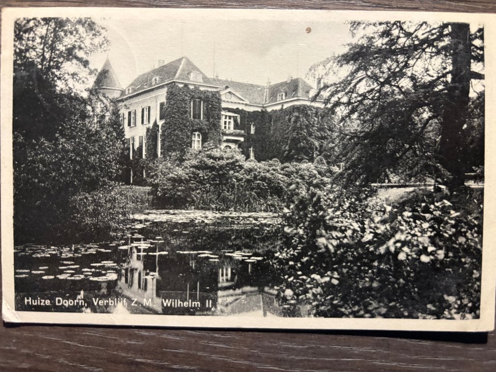 Ansichtkaart Doorn - Huize Doorn. verblijf Wilhelm II, Ophalen of Verzenden, 1920 tot 1940, Gelopen, Utrecht