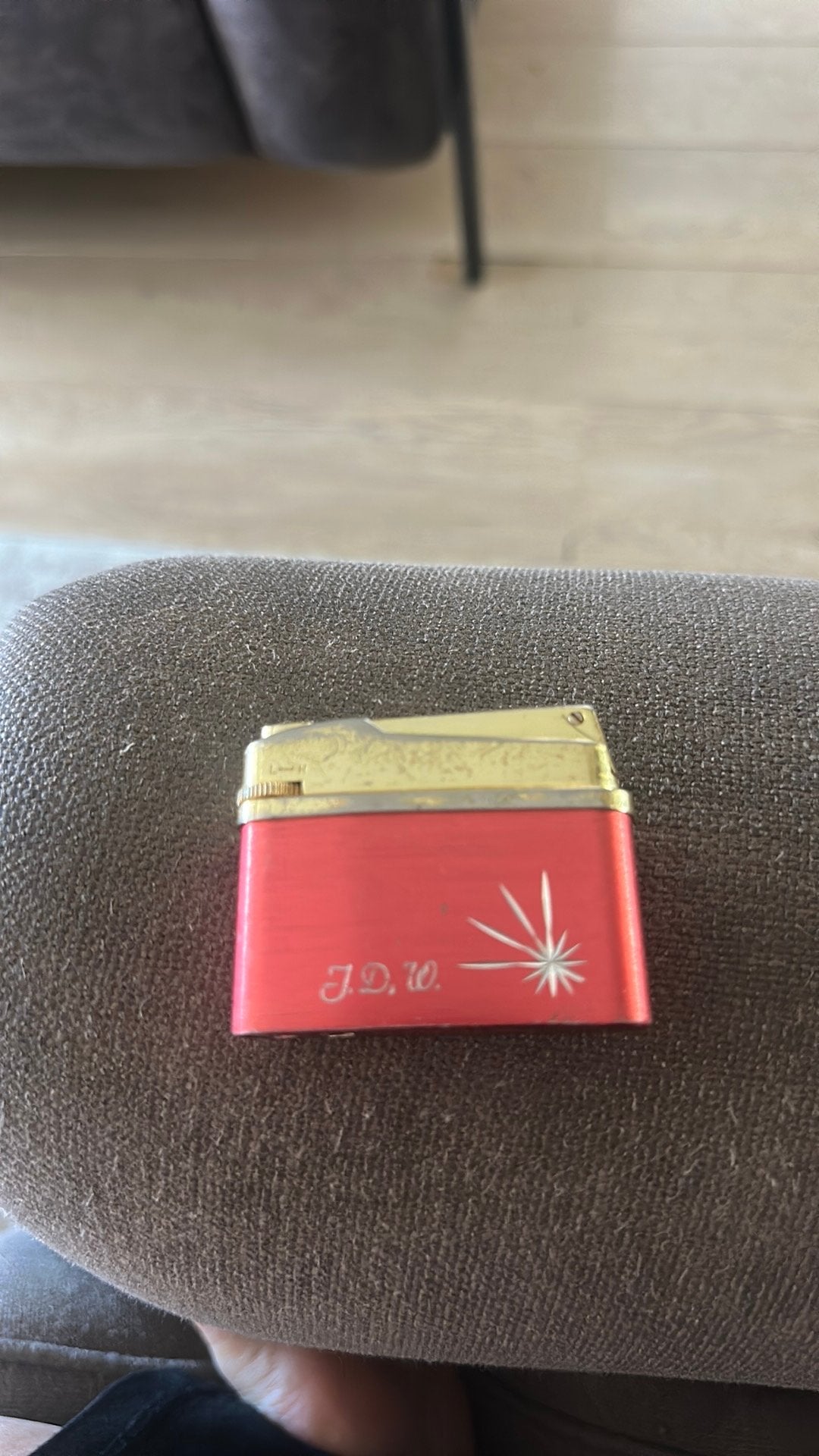 Aansteker met muziekdoosje, Ophalen of Verzenden, Zo goed als nieuw, Aansteker