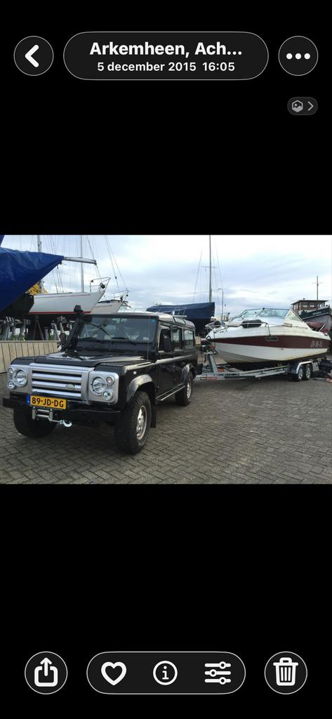 Land Rover Defender 2.5TD5 ST WGN 110 1998 Groen, Auto's, Land Rover, Automaat, 3500 kg, Overige kleuren, Leder en Stof