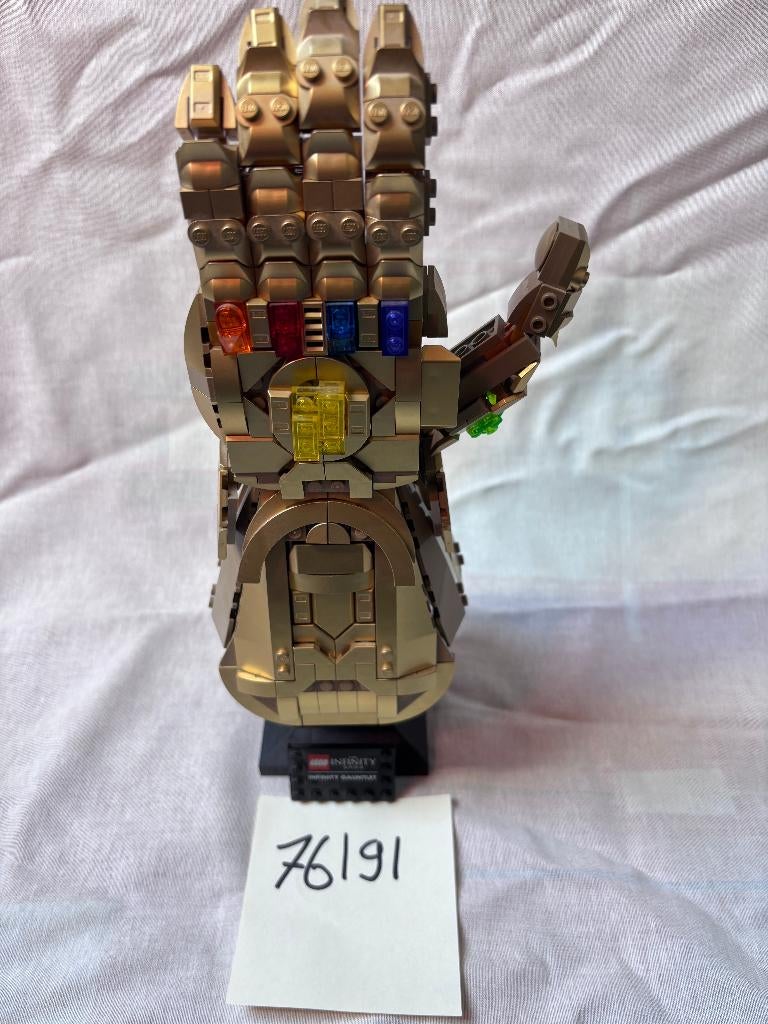 76191 LEGO Infinity Gauntlet, Marvel, Lego, Compleet, Ophalen of Verzenden