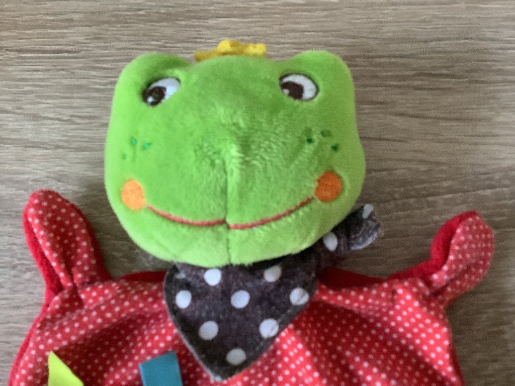 Nicotoy Simba kikker knuffeldoekje lapje velours 4 euro, Ophalen of Verzenden, Zo goed als nieuw, Overige typen