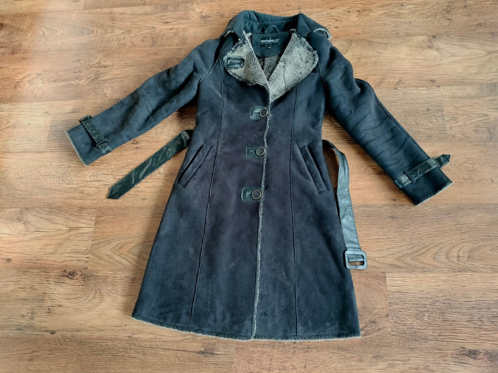 Rino & Pelle imitatie shearlingjas. 36, Kleding | Dames, Rino & Pelle, Ophalen of Verzenden, Zo goed als nieuw, Maat 36 (S)