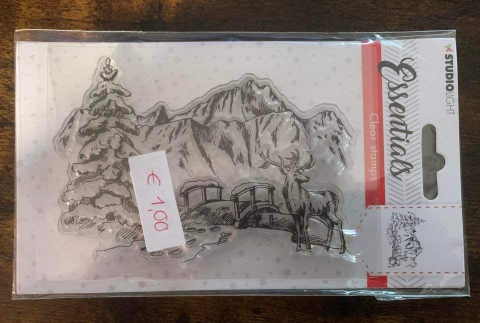 Mooie stempels voor KERST (3 stuks)., Hobby en Vrije tijd, Ophalen of Verzenden, Zo goed als nieuw, Clearstamp