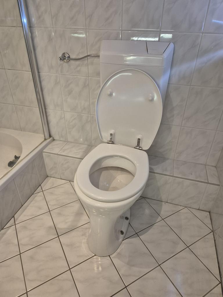 Staande toiletpot met stortbak, Huis en Inrichting, Ophalen, Gebruikt
