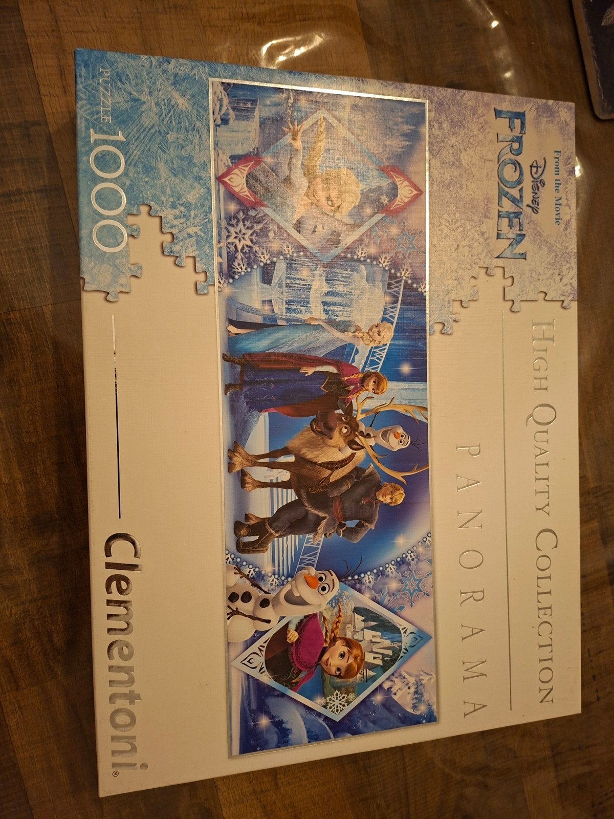 Disney Frozen Panorama Legpuzzel 1000 stukjes Clementoni, Ophalen, 500 t/m 1500 stukjes, Nieuw, Legpuzzel
