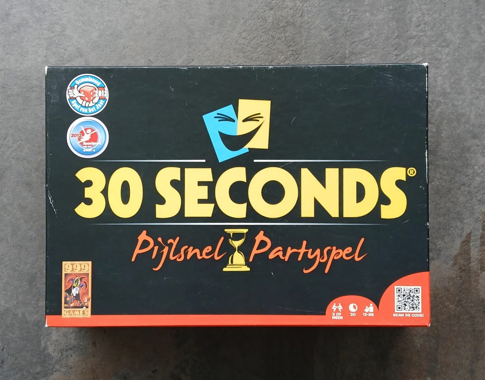 30 Seconds Pijlsnel Partyspel, Vijf spelers of meer, Ophalen of Verzenden, Zo goed als nieuw, 999 Games