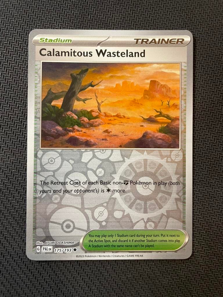 Calamitous Wasteland 175/193 Reverse Holo Paldea Evolved, Verzenden, Zo goed als nieuw