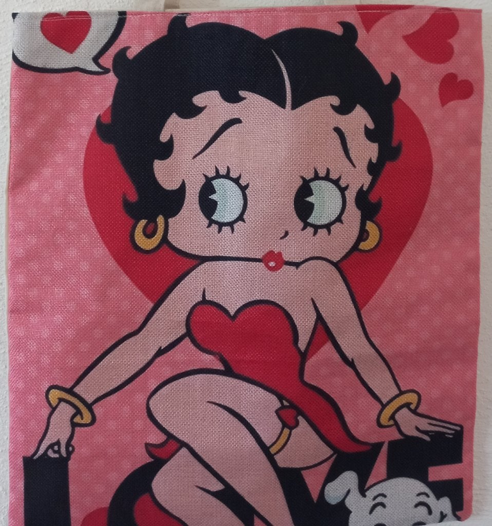 Sbopper Betty Boop, Ophalen of Verzenden, Nieuw, Beige, Shopper