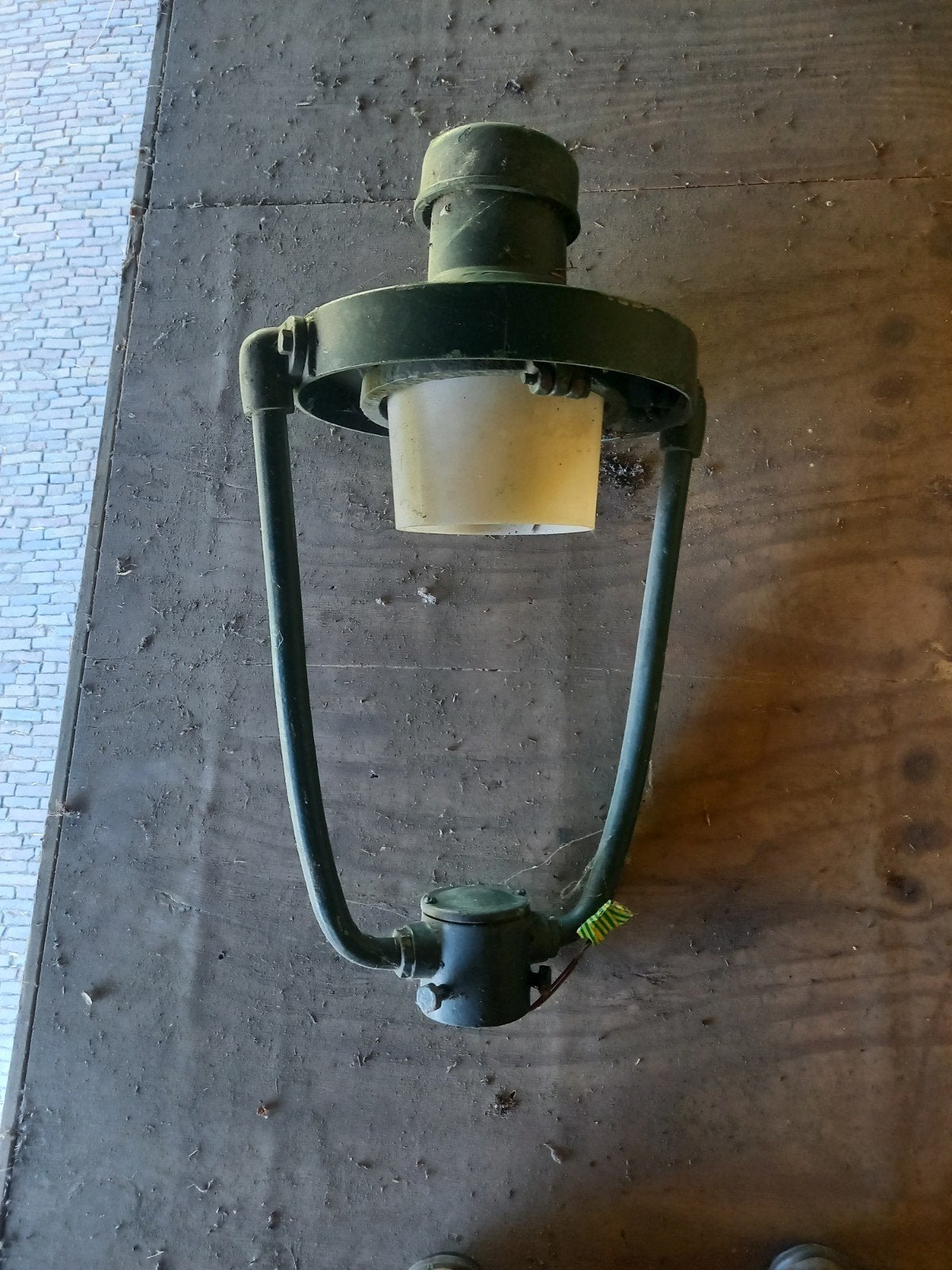 Gietijzeren lichtmasten, Tuin en Terras, Ophalen, Gebruikt, Staande lamp, Netvoeding