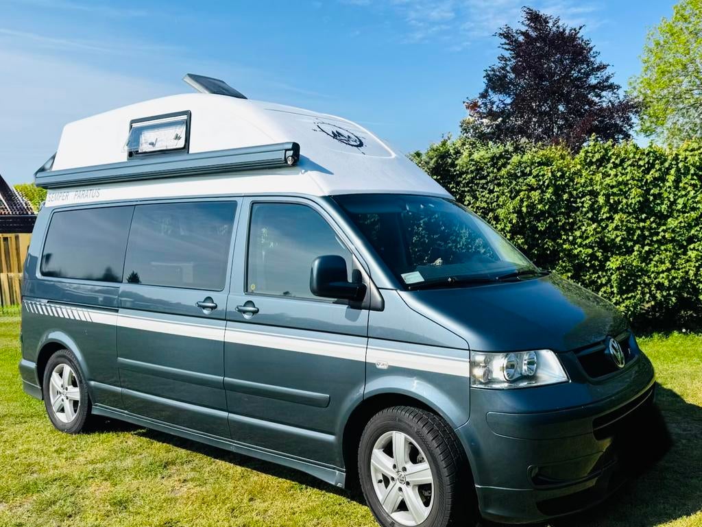 Volkswagen buscamper T5 zeer mooi en waanzinnig compleet, Buscamper of Camperbus, Ringverwarming, Volkswagen, Treinzit
