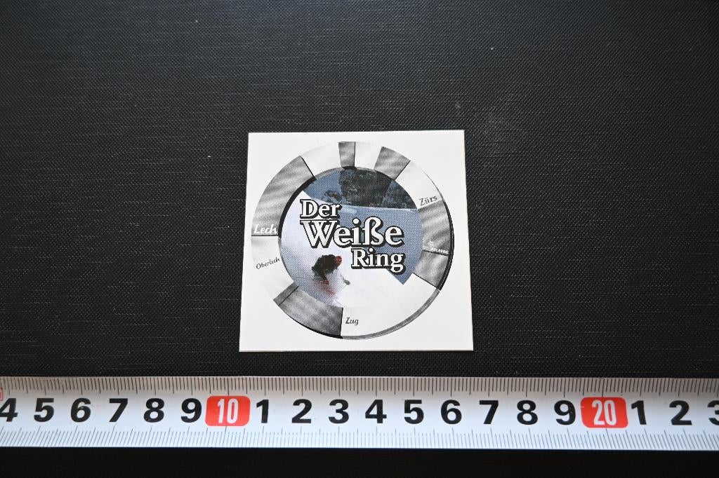 sticker der weiße ring lech oberleg zug zürs ski arlberg, Ophalen, Zo goed als nieuw