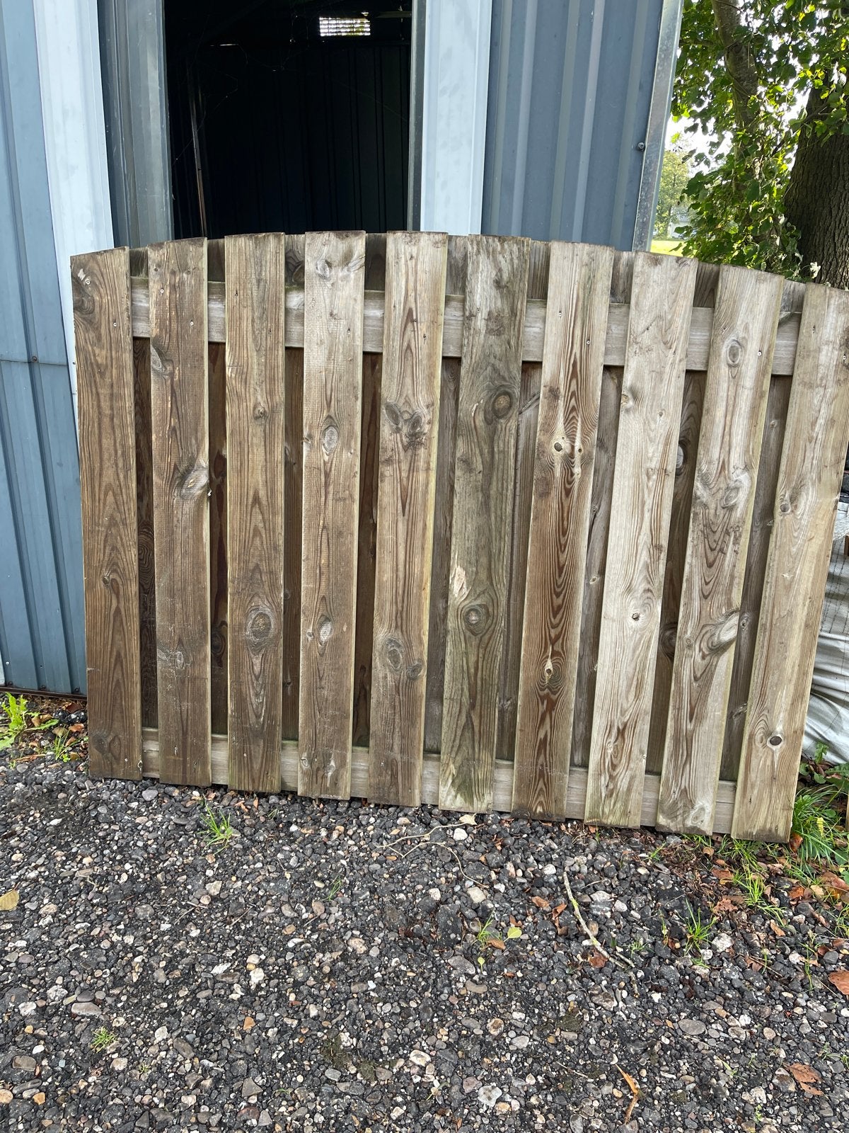 5 stuks Schutting geïmpregneerd grenenhout 180x140, Minder dan 3 meter, Ophalen of Verzenden, Hout, 1 tot 2 meter