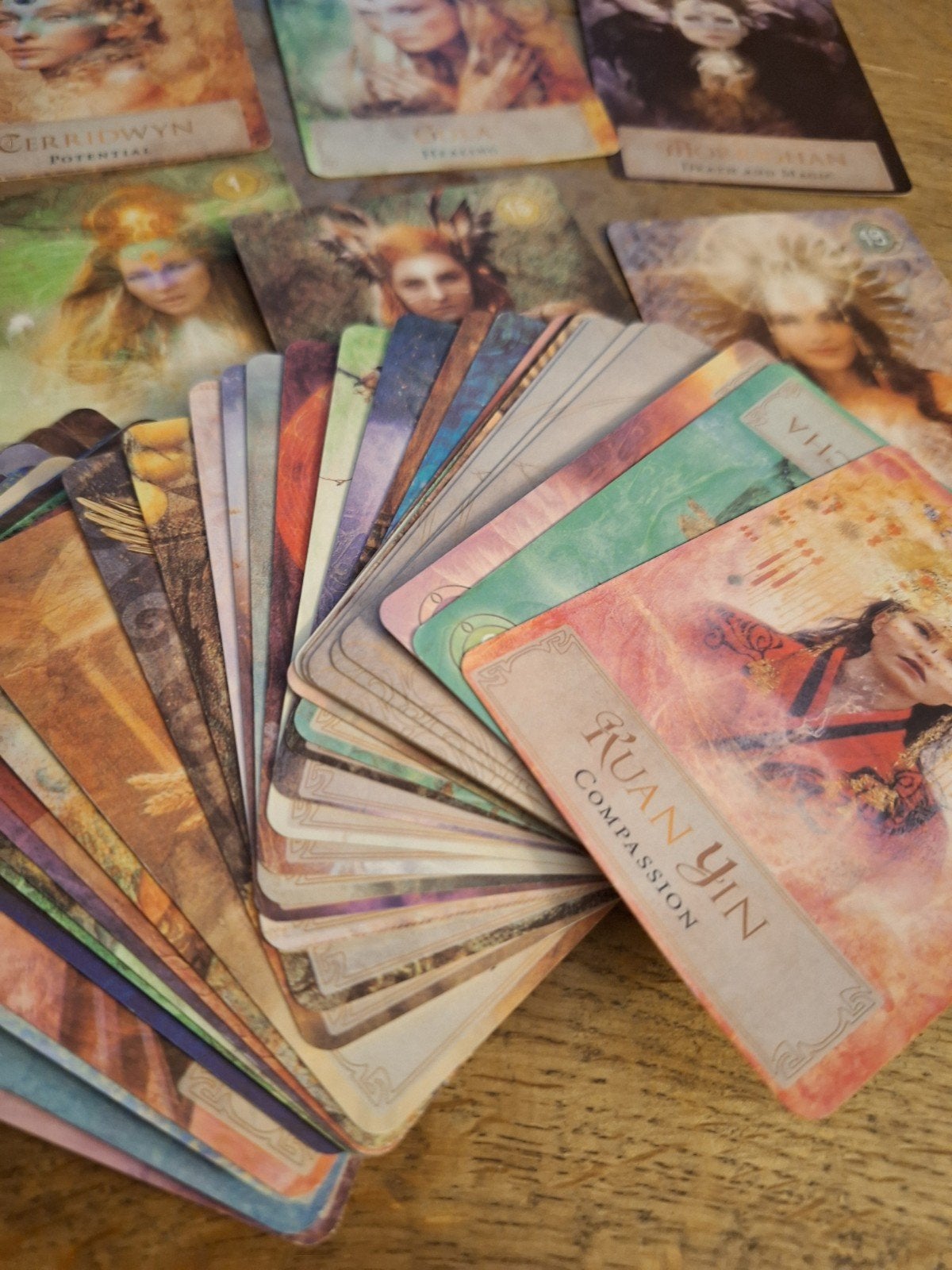 Carddeck  Goddess  orakelkaarten 52 st, Ophalen of Verzenden, Zo goed als nieuw, Tarot of Kaarten leggen, Overige typen