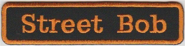 Harley Davidson Street Bob stoffen opstrijk patch embleem #1, Ophalen of Verzenden, Nieuw