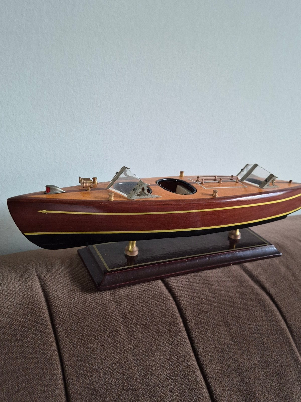 Houten model Chris-Craft 'Triple Cockpit' speedboot 1938, Ophalen of Verzenden