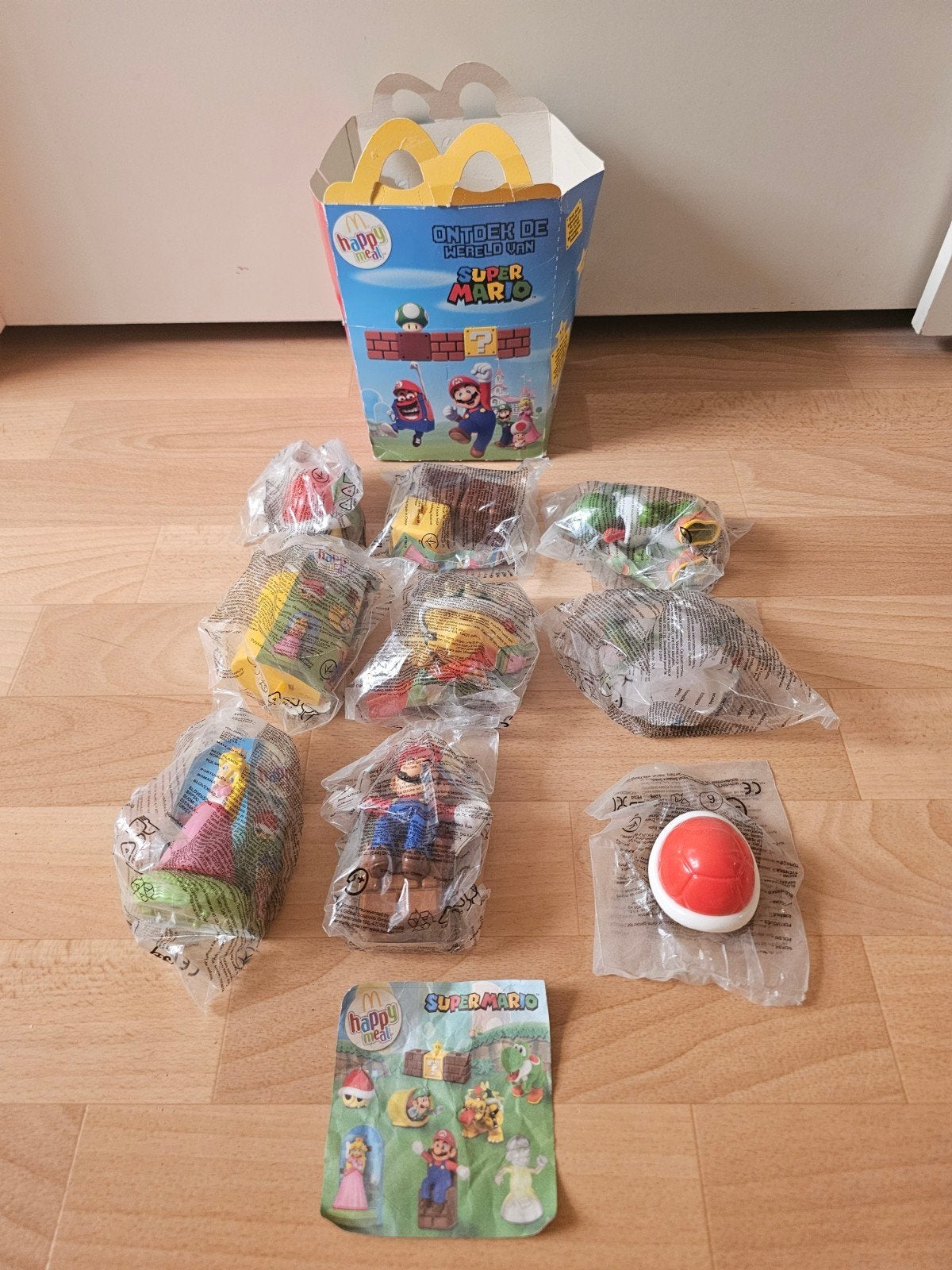 Complete set Super Mario Happy Meal figuren (nieuw), Ophalen of Verzenden, Nieuw, Jongen of Meisje