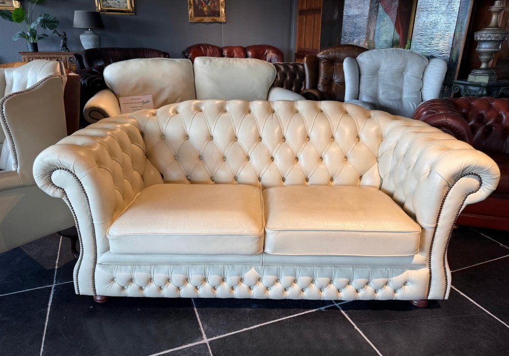 Chesterfield bank Springvale, Gebruikt, 150 tot 200 cm, Tweepersoons, Rechte bank