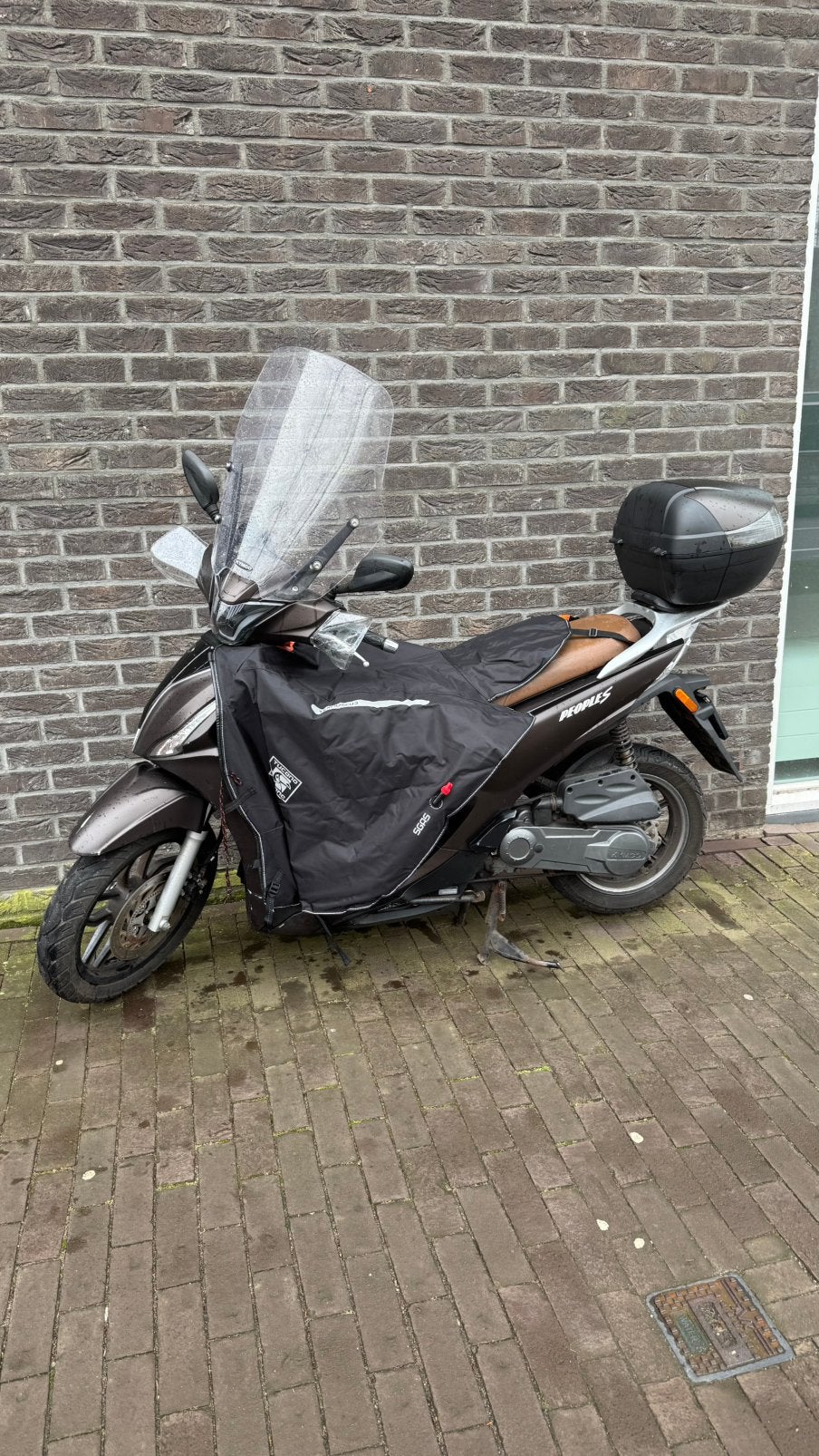 Kymco People S (2021) 23.xxx km Windscherm Koffer Beenkleed, Fietsen en Brommers, Scooters | Kymco, Ophalen, Gebruikt, Maximaal 45 km/u