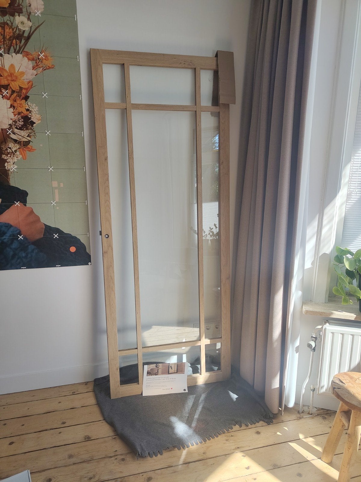 Nieuwe Arne & Bodil binnendeur, houtlook, linksdraaiend, Doe-het-zelf en Verbouw, 80 tot 100 cm, Binnendeur, Nieuw, Ophalen of Verzenden