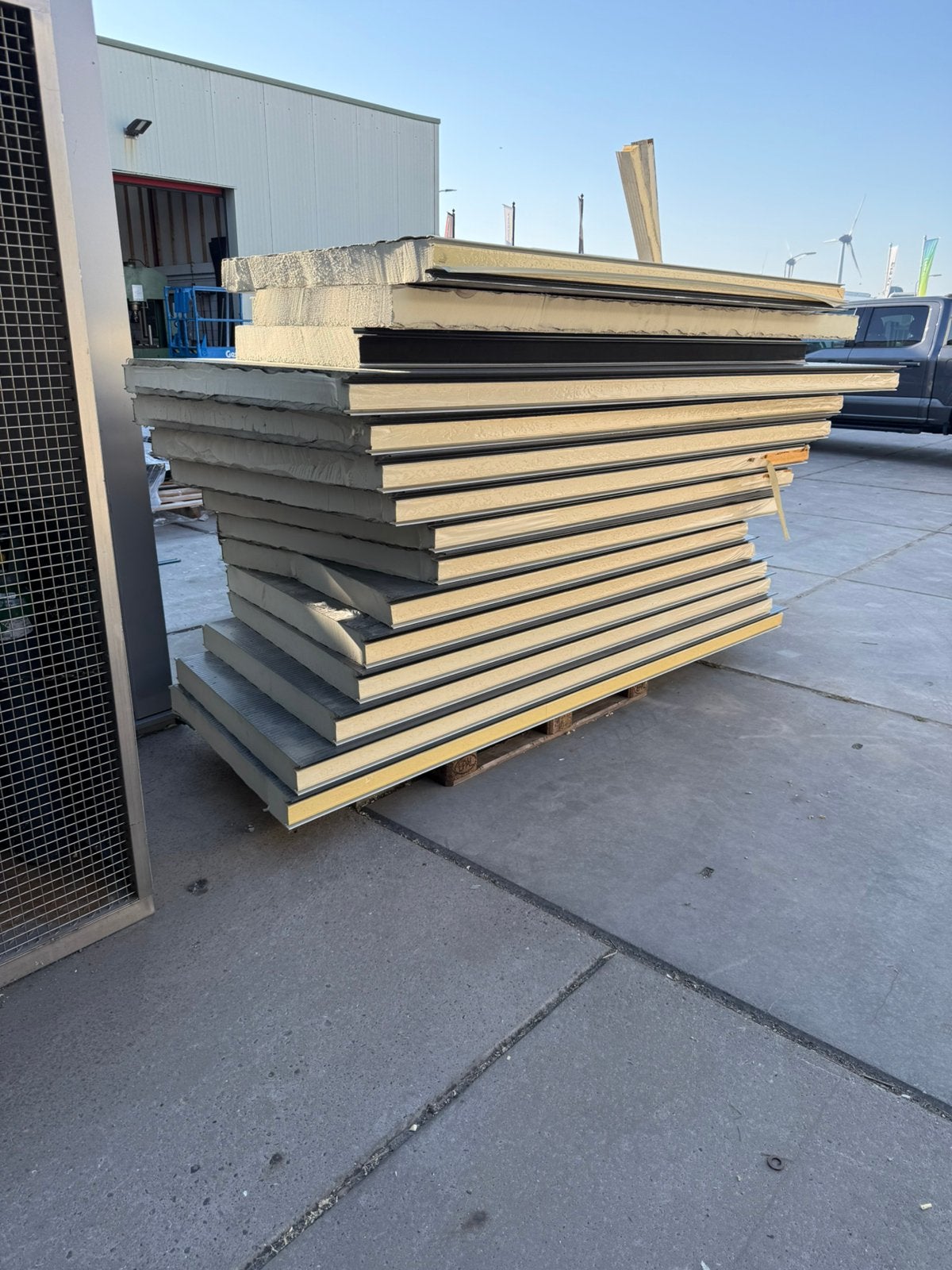 Sandwich panelen, Ophalen, Gebruikt, Hardschuim (Pir), 15 m² of meer