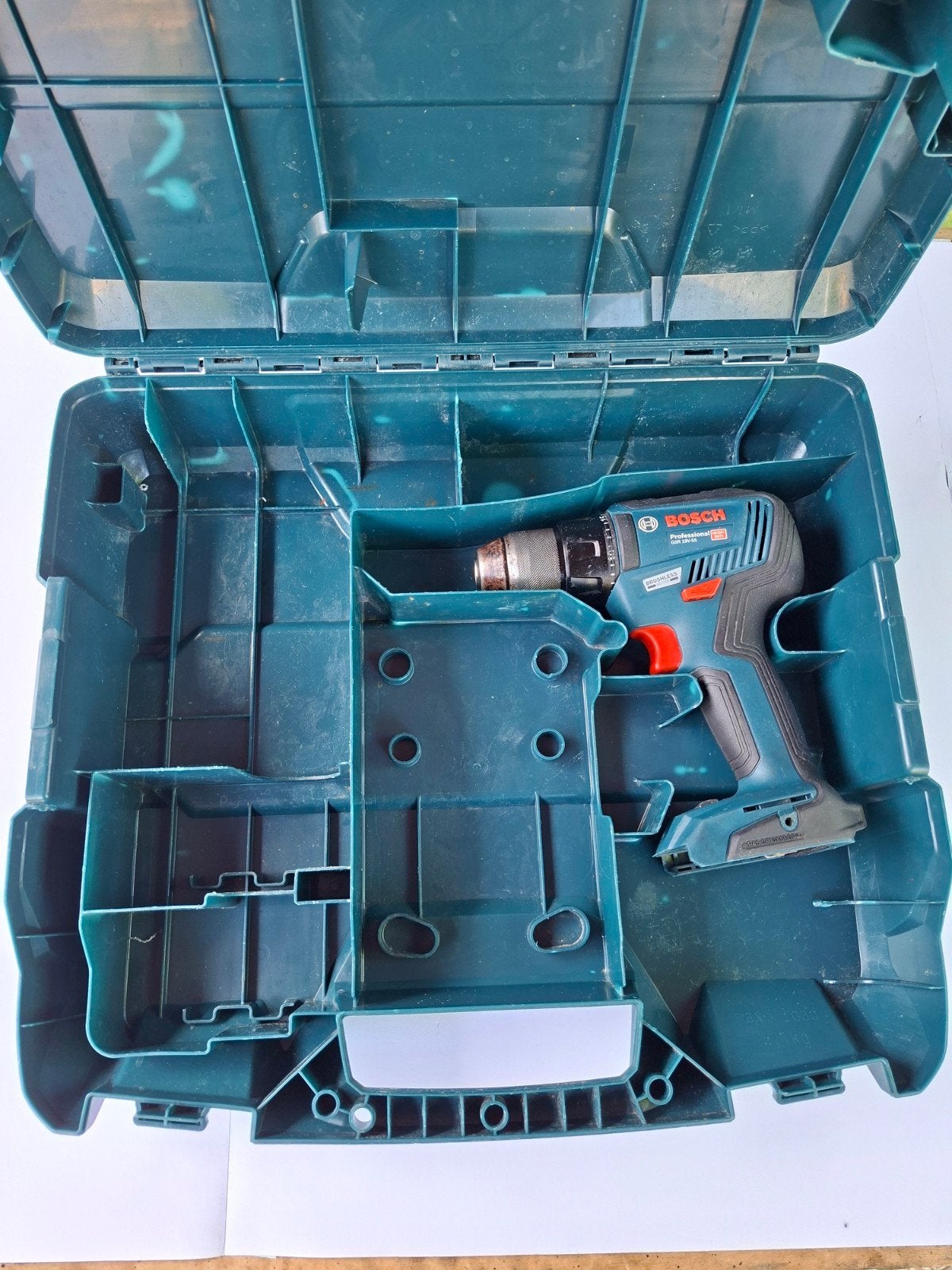 Bosch 18V-55, Ophalen of Verzenden, Zo goed als nieuw, Boor- en Schroefmachine