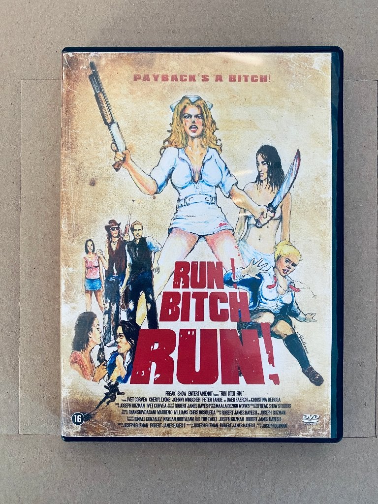 DVD: Run Bitch Run!, Vanaf 16 jaar, Ophalen of Verzenden, Cult, Gebruikt