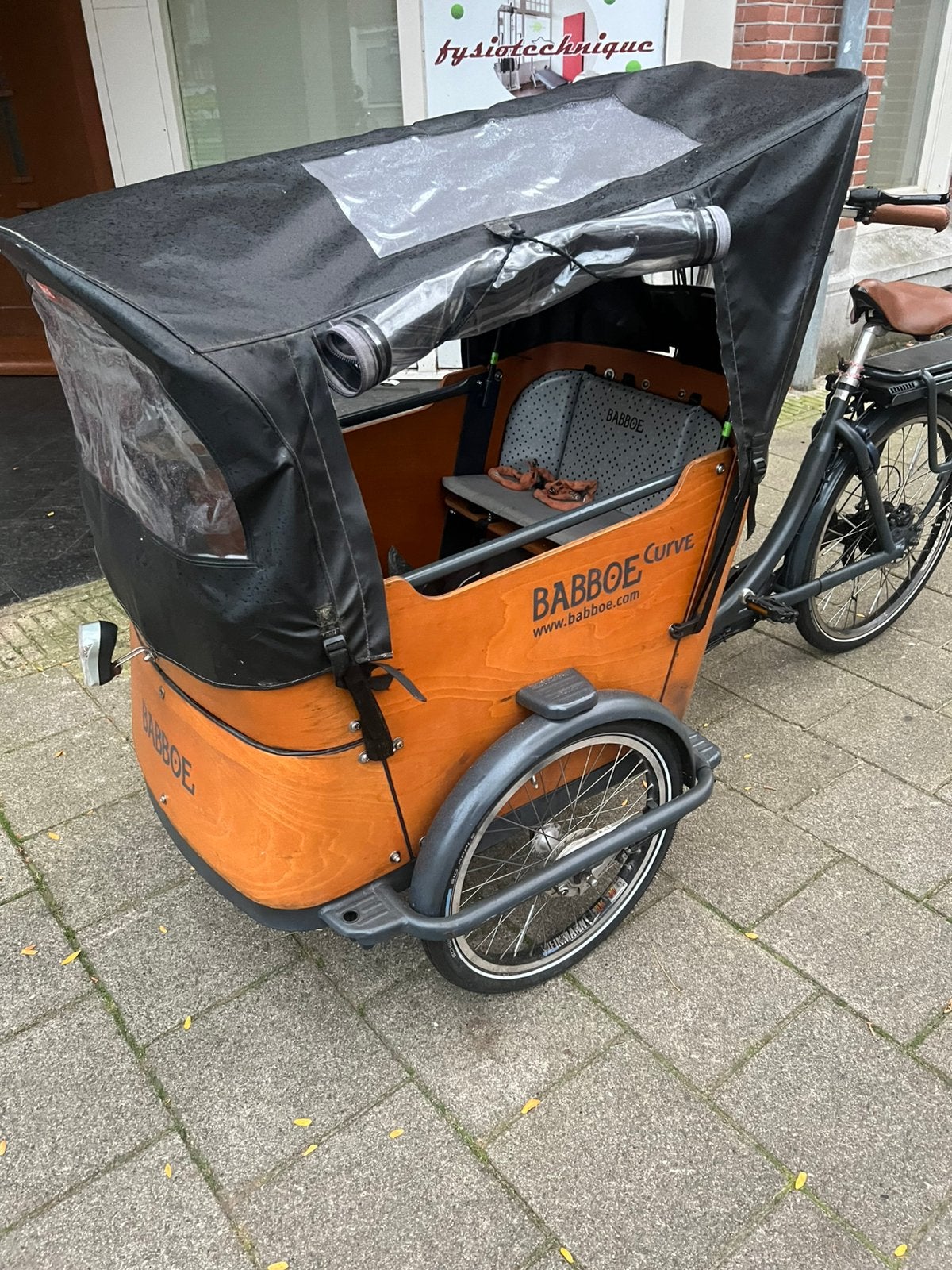 Elektrische bakfiets b. Babboe curve . Twee kinderen, Fietsen en Brommers, Zo goed als nieuw, 2 kinderen, Elektrisch, Ophalen