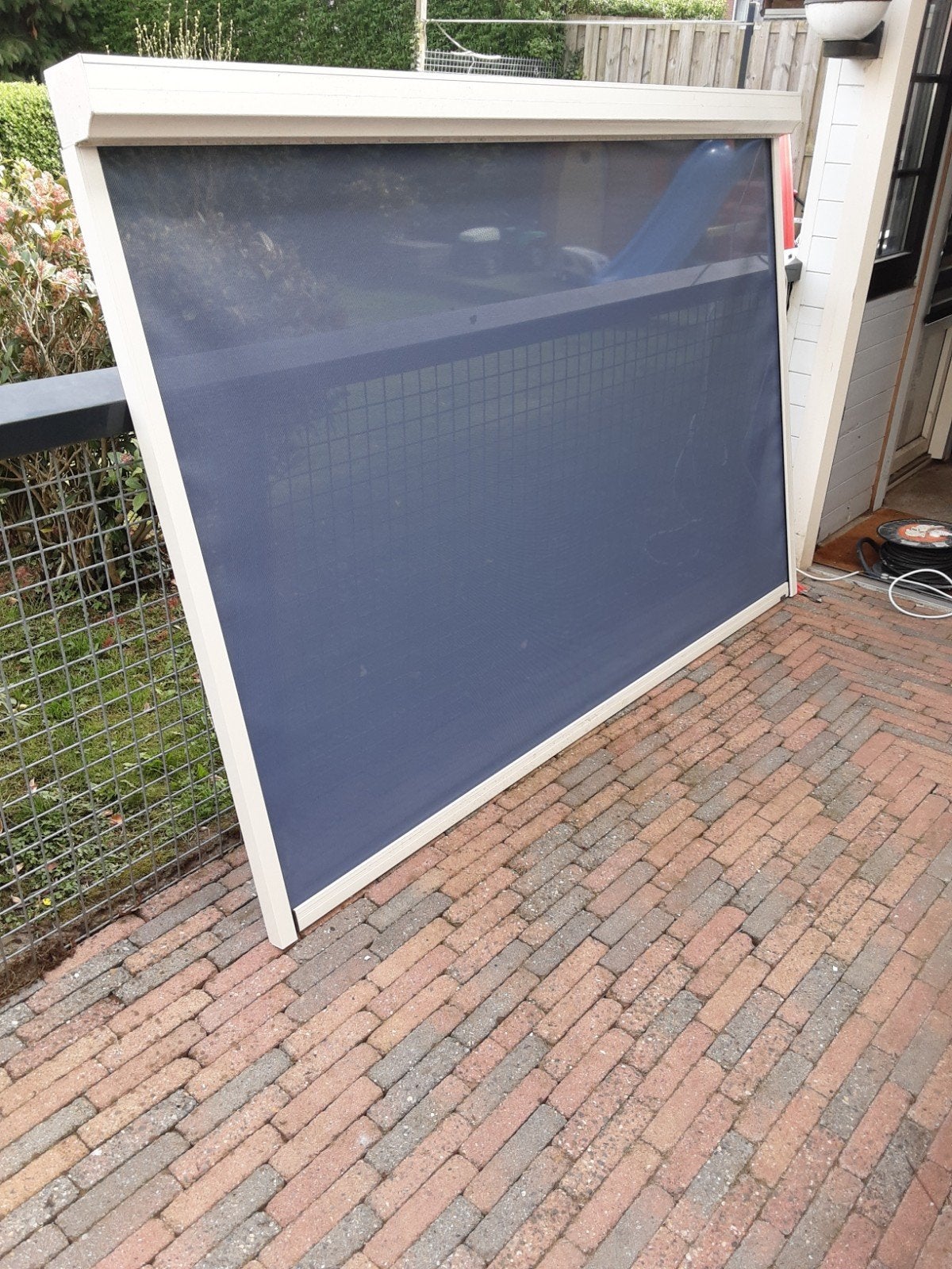 5 elektrische screens nieuwe, Tuin en Terras, 150 tot 300 cm, Ophalen, Nieuw, Knikarmscherm
