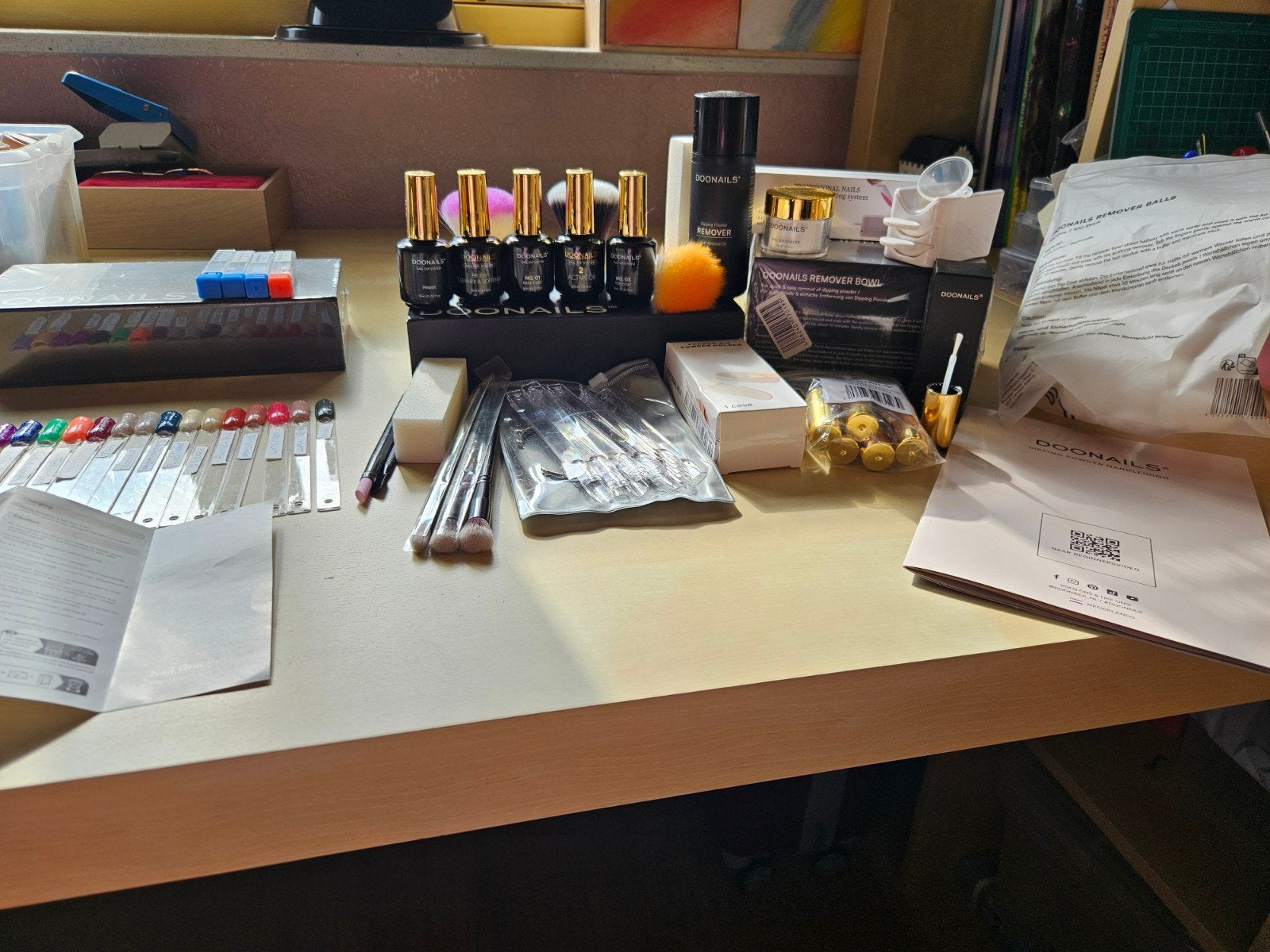 Grote Doonails Dipping Powder Set - Compleet Pakket, Ophalen of Verzenden, Zo goed als nieuw, Overige typen