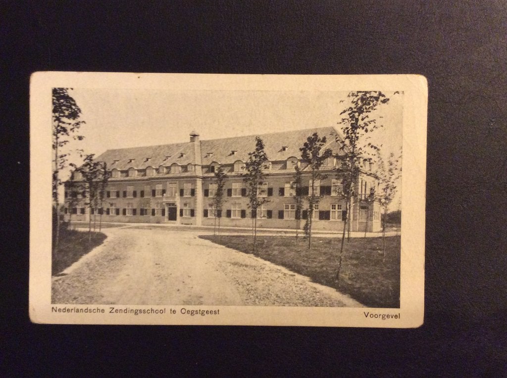 Oegstgeest, Nederlandse Zendingsschool, Ophalen of Verzenden, 1920 tot 1940, Ongelopen, Zuid-Holland