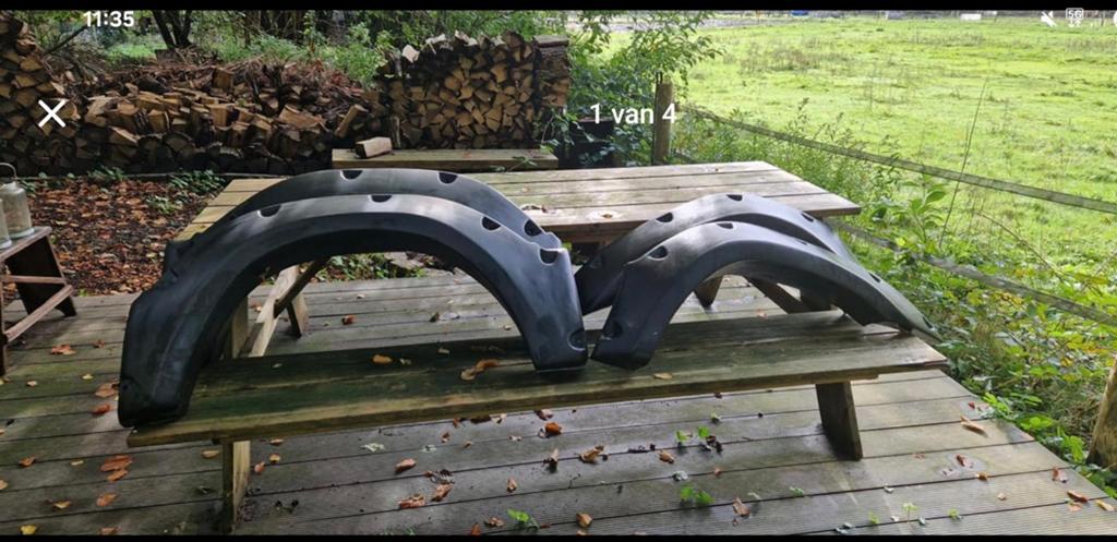 NIEUW! fender flares/spatbordverbreders Land Cruiser 90, Auto-onderdelen, Ophalen, Nieuw, Voor, Bumper