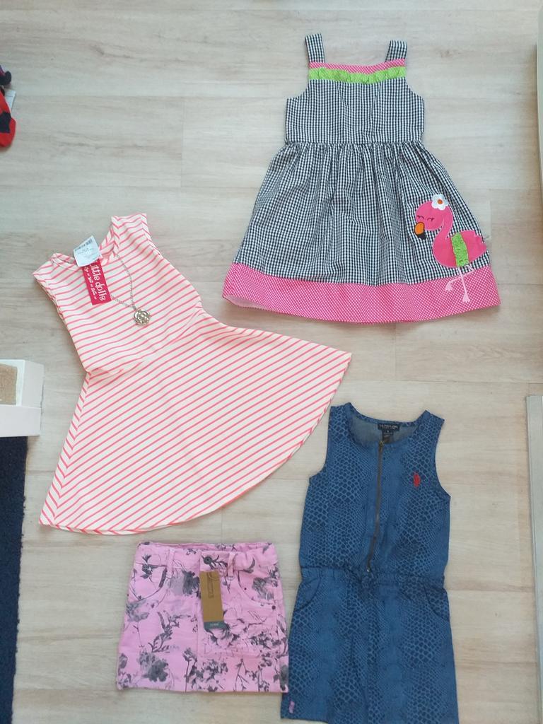 Zomerse kleding set voor meisjes, Kinderen en Baby's, Kinderkleding | Maat 92, Ophalen of Verzenden, Nieuw