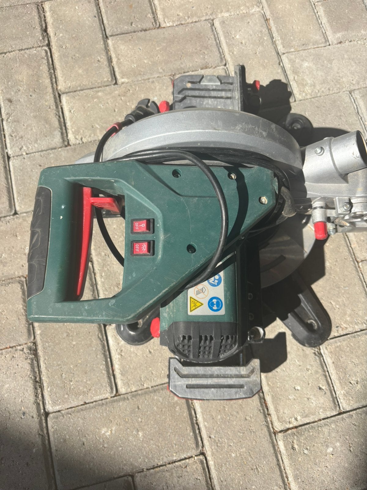 Te koop metabo afkorter klein, Ophalen, Zo goed als nieuw, 1200 watt of meer, 30 tot 70 mm